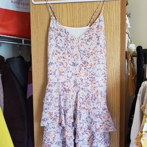 Prose and Poetry Asymmetrical Ruffled Dress